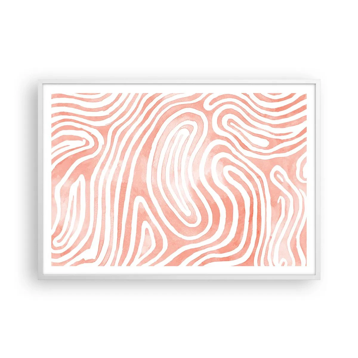 Poszter fekete keretben - Egy korall labirintusban - 100x70 cm