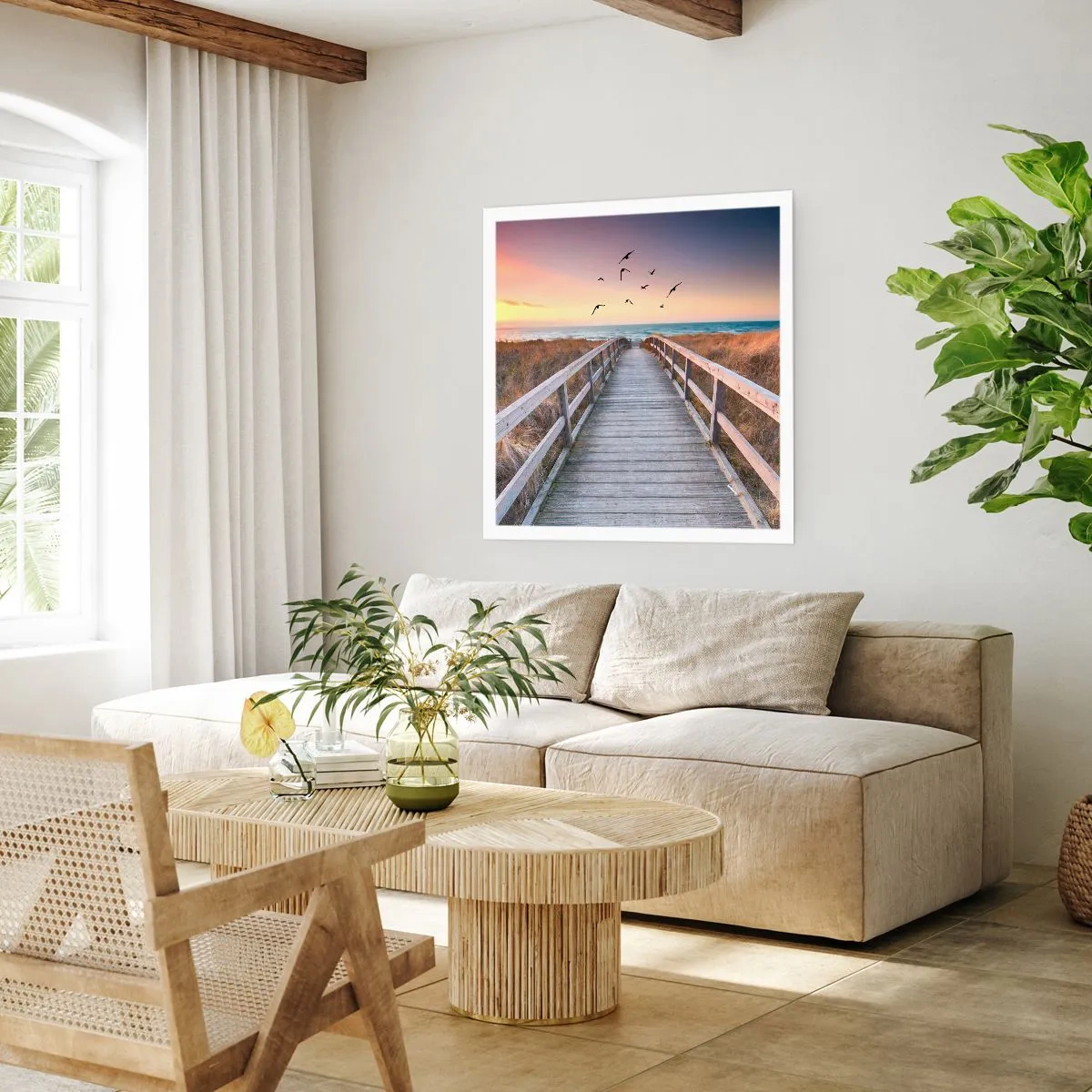 Poszter - Repülési tér - 40x40 cm