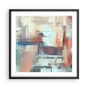 Poszter fehér keretben - Elérve a fényt - 50x50 cm