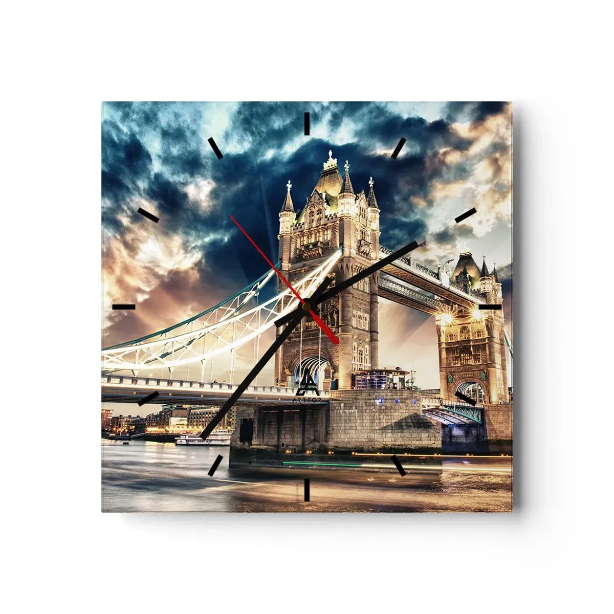 Falióra, Óra - A viktoriánus birodalom emlékműve - 40x40 cm