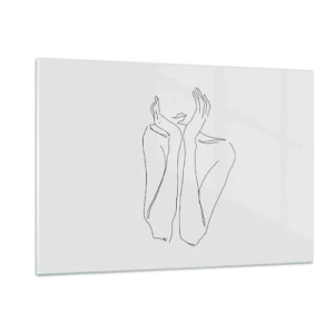 Üveg kép - Amiről a lányok álmodoznak - 120x80 cm