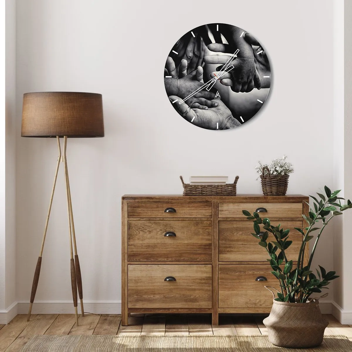 Falióra, Óra - Embernek lenni - 30x30 cm