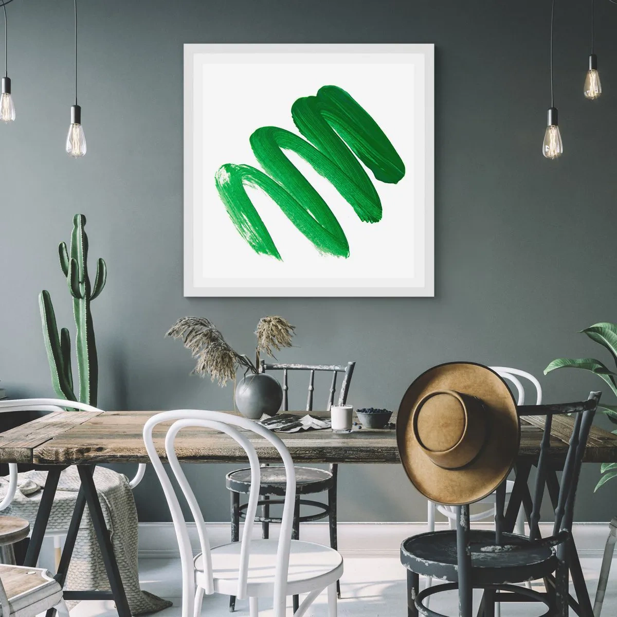 Poszter fekete keretben - Egy zöld vicc - 60x60 cm