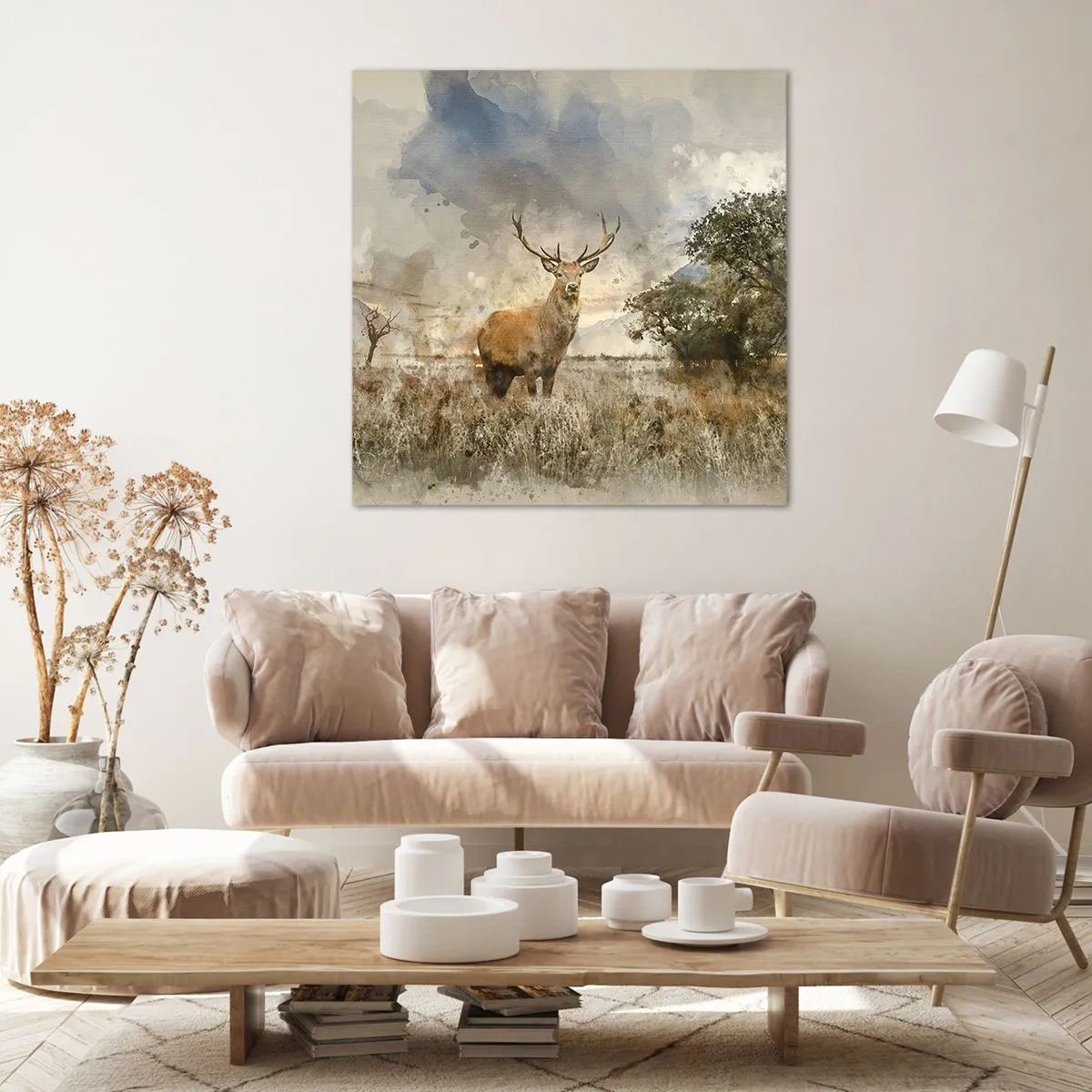 Vászonkép - Becsület – erő – méltóság - 70x70 cm