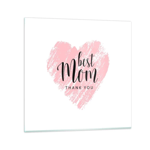 Üveg kép - Mindig a megfelelő pillanat - 30x30 cm