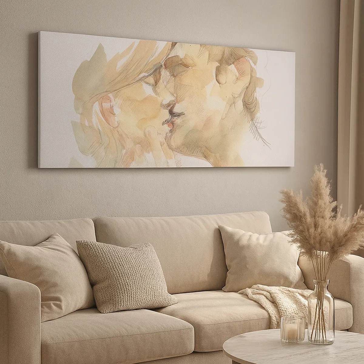 Vászonkép - Meglelt másik fél? - 30x30 cm