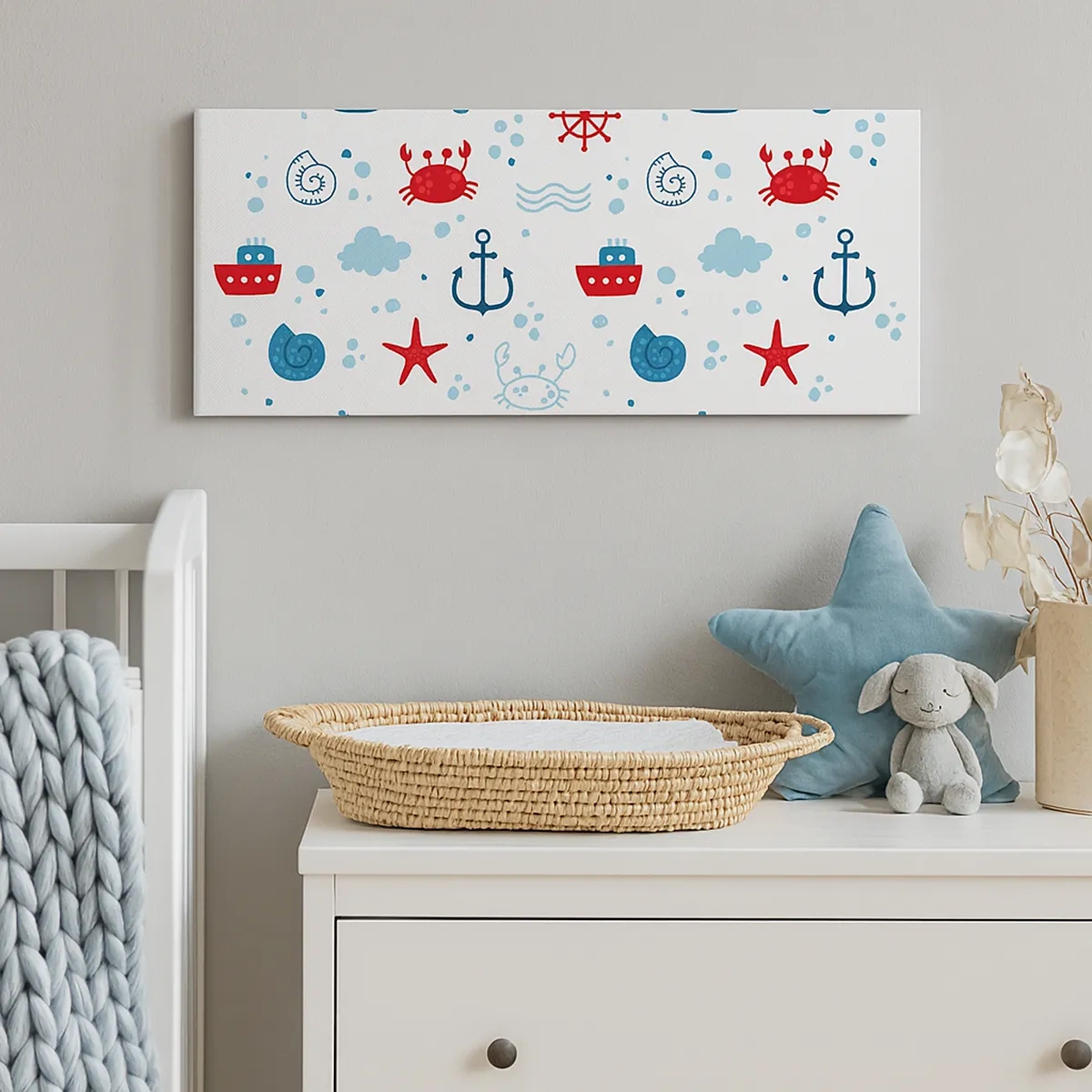 Vászonkép - Tengeri mese - 30x30 cm