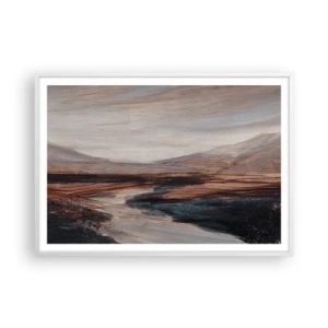 Poszter fekete keretben -  Békés völgy - 100x70 cm