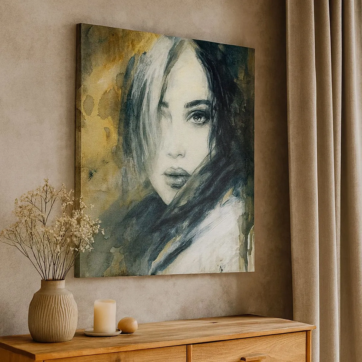 Vászonkép - ártatlanabb vagy érzékibb? - 30x30 cm