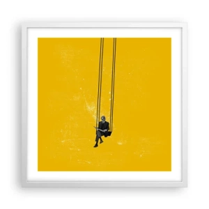 Poszter fekete keretben - Egy nap, mint a többi - 50x50 cm