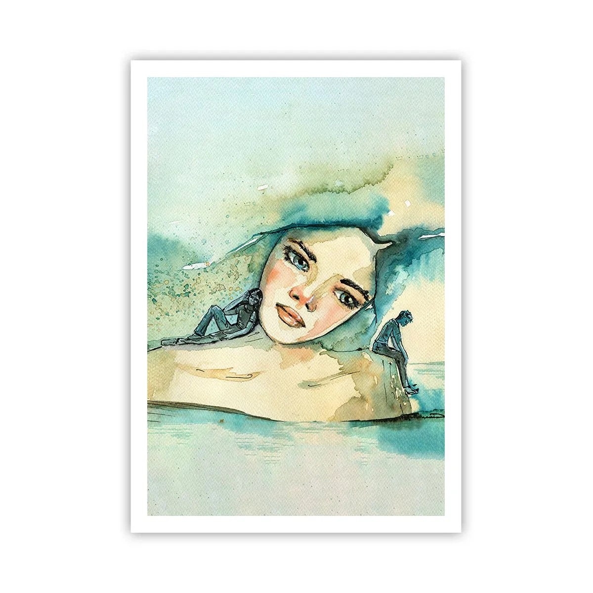 Poszter - Am I blue? - 70x100 cm