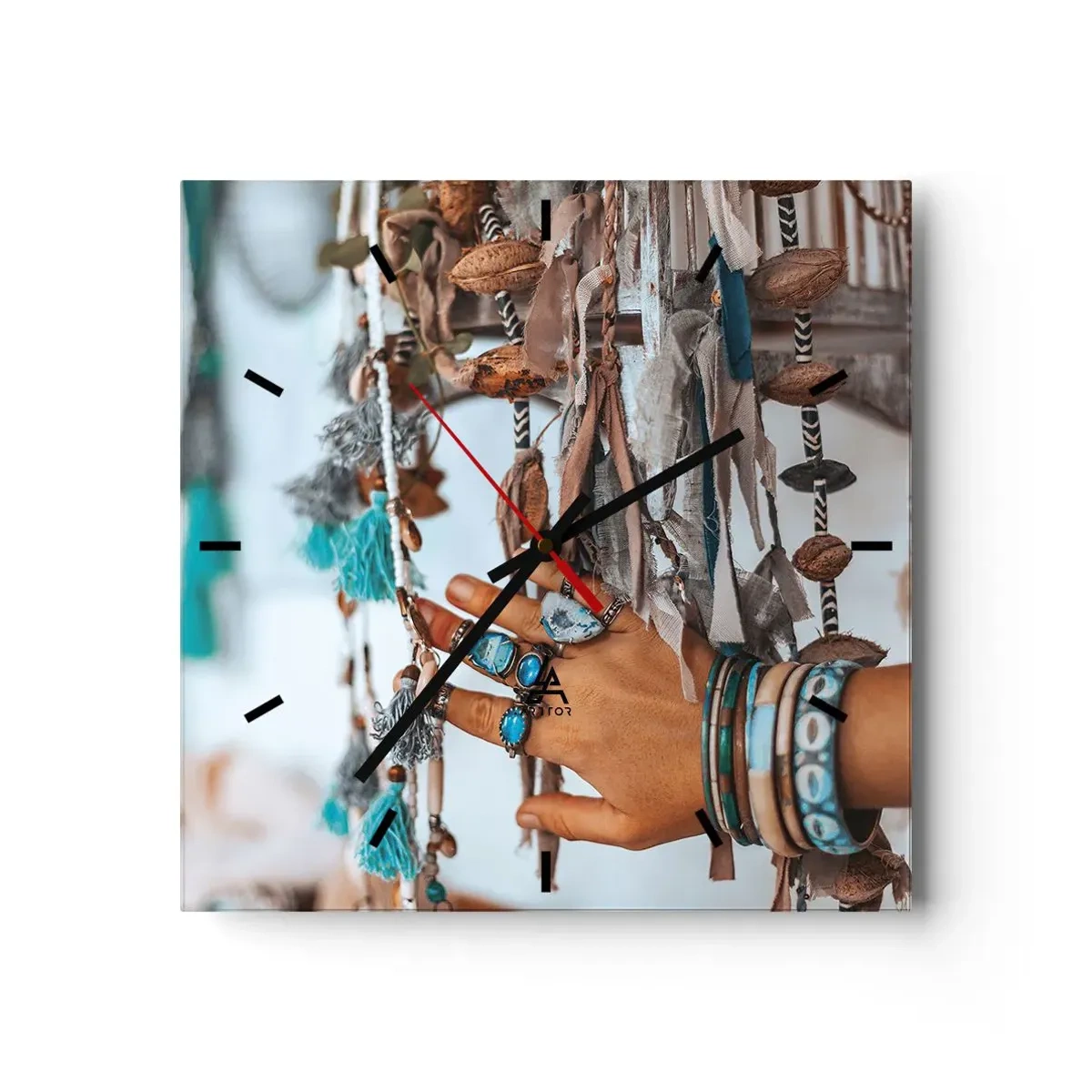 Falióra, Óra - Helyi kincsek - 30x30 cm