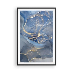 Poszter fehér keretben - Arany por - 61x91 cm