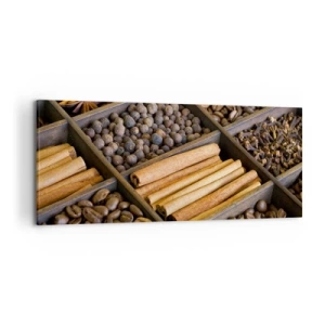 Vászonkép - Az aromák kincsesbányája - 120x50 cm