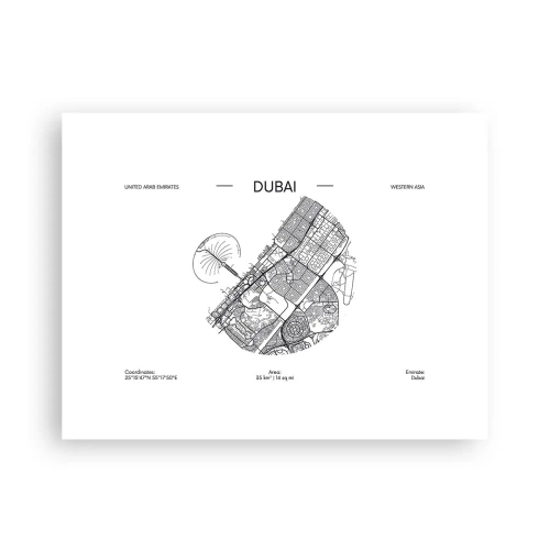 Poszter - Dubai anatómiája - 40x30 cm