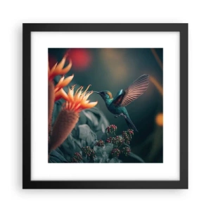 Poszter fehér keretben - Egy igazán színes élet - 30x30 cm