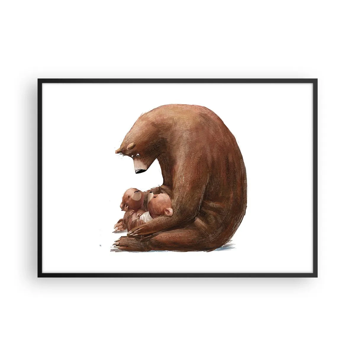 Poszter fehér keretben - Szép álmokat gyerekek - 100x70 cm