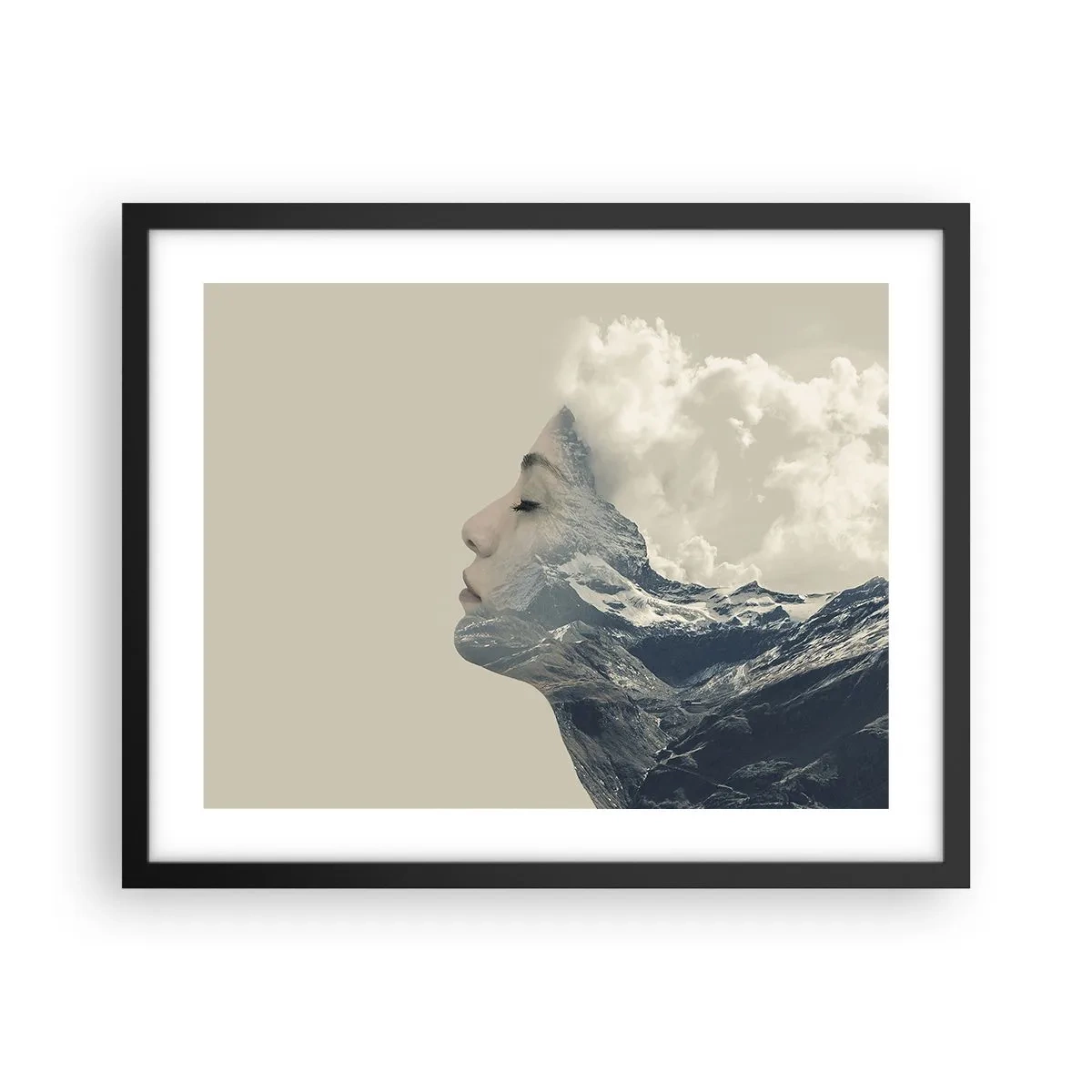 Poszter fehér keretben - Az elemek szépsége - 50x40 cm