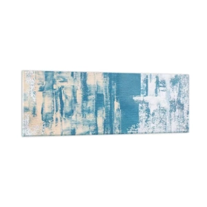 Üveg kép - Jégcsapon keresztül - 90x30 cm