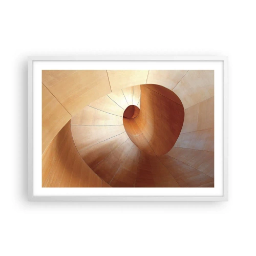 Poszter fekete keretben - Építészeti szerpentin - 70x50 cm