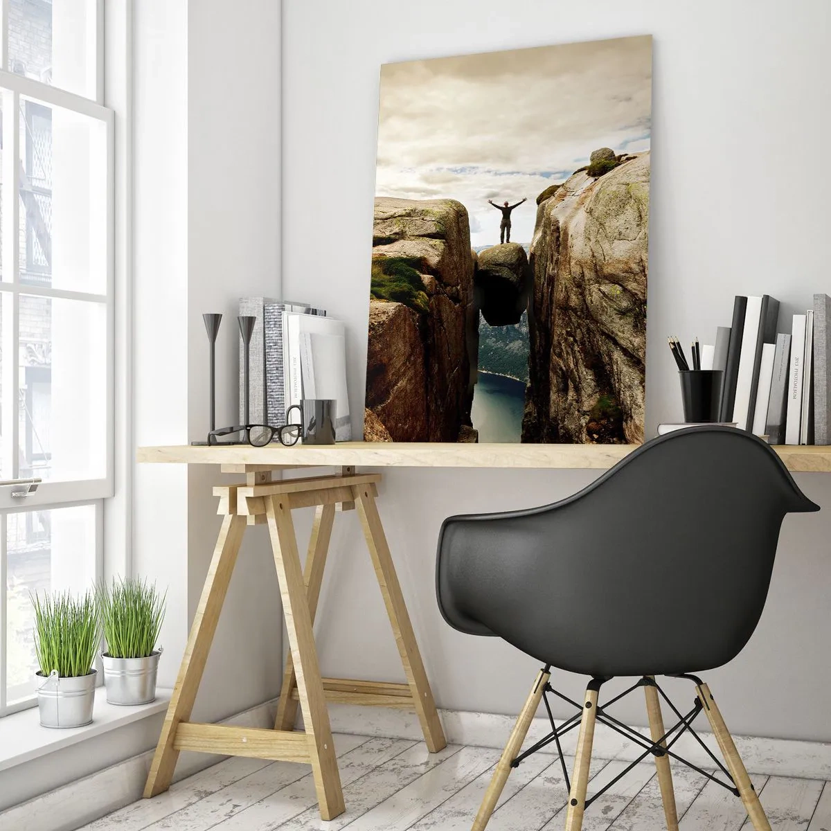 Üveg kép - Hogy vagyok ?! - 80x120 cm