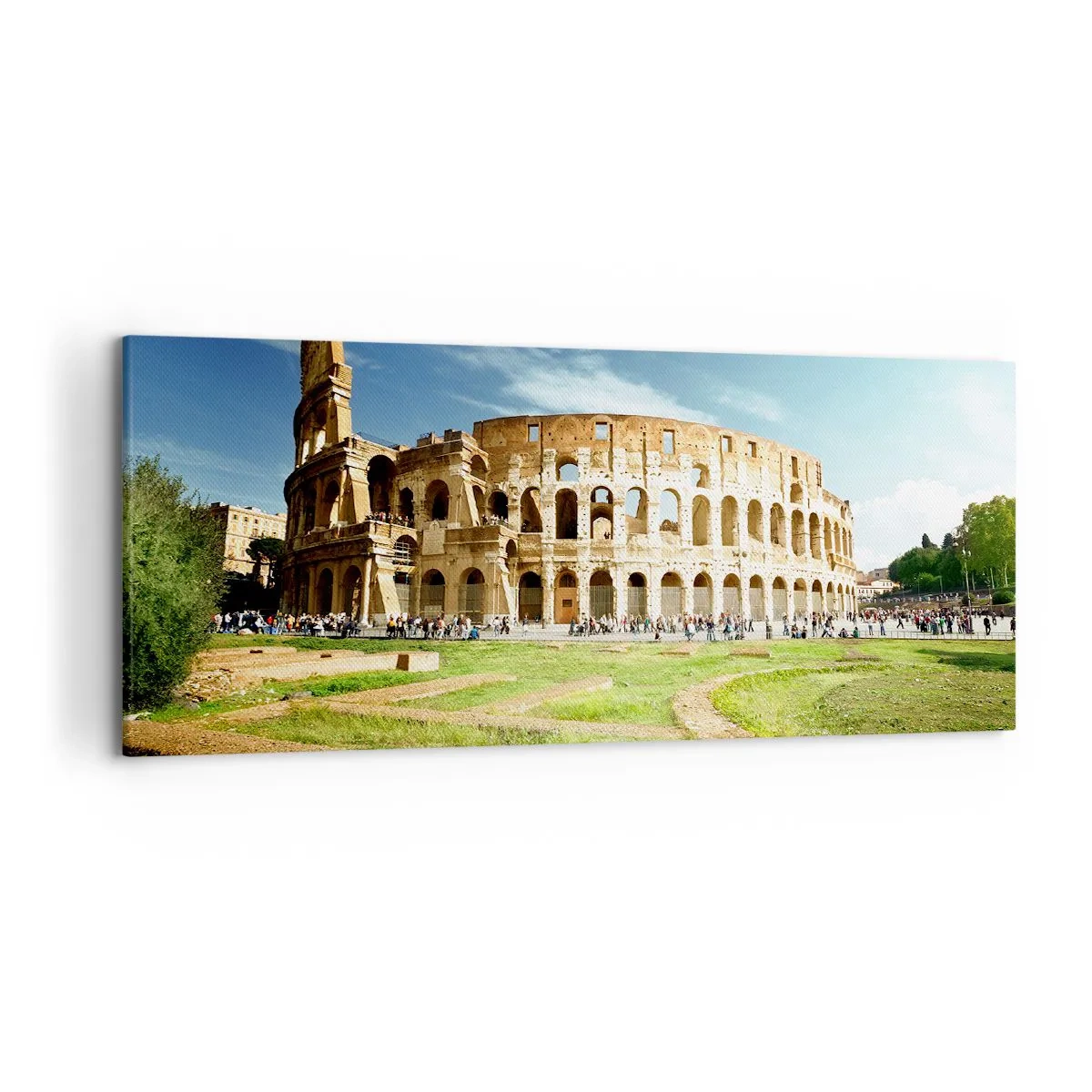 Vászonkép - Még mindig halljuk a pisztoly csörömpölését - 120x50 cm