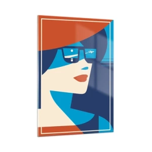 Üveg kép - Nyári utazás - 50x70 cm