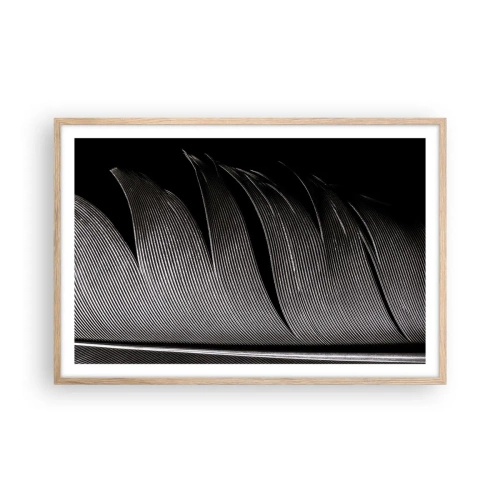 Poszter világos tölgy keretben - Toll - egy csodálatos konstrukció - 91x61 cm