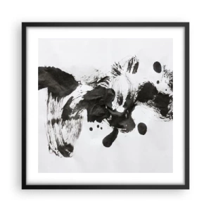 Poszter fehér keretben - Módszer az őrületben? - 50x50 cm