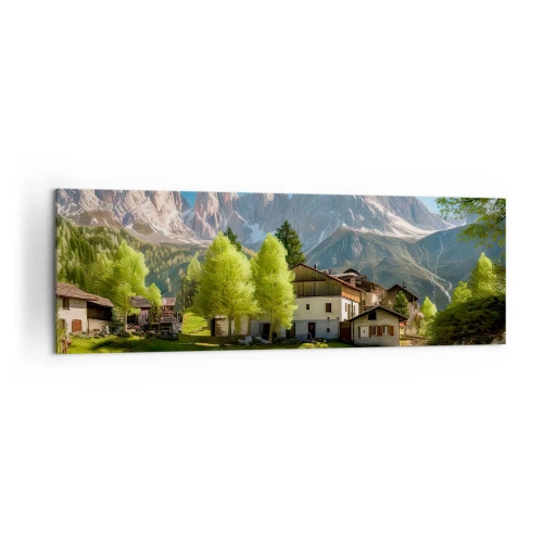 Vászonkép - Alpesi idill - 160x50 cm