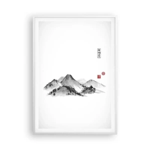 Poszter fekete keretben - Messze a távoltól - 70x100 cm