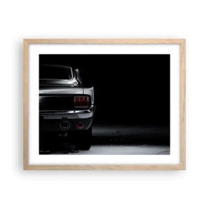 Poszter világos tölgy keretben - Klasszikus báj - 50x40 cm