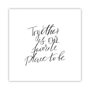 Poszter - Te is érzed? - 40x40 cm