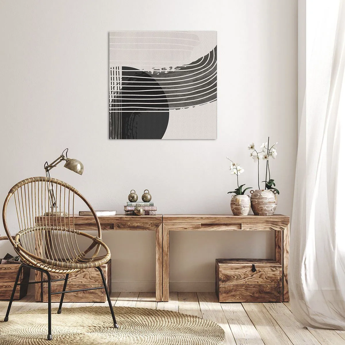 Vászonkép - Oda és vissza - 60x60 cm