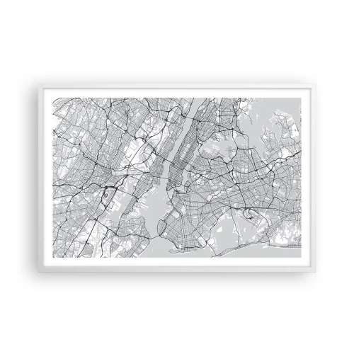 Poszter fekete keretben - Metropolisz anatómiája - 91x61 cm