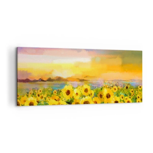 Vászonkép - A nap maga szállt le a földre - 100x40 cm