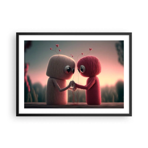 Poszter fehér keretben - Mindenki szerethet - 70x50 cm