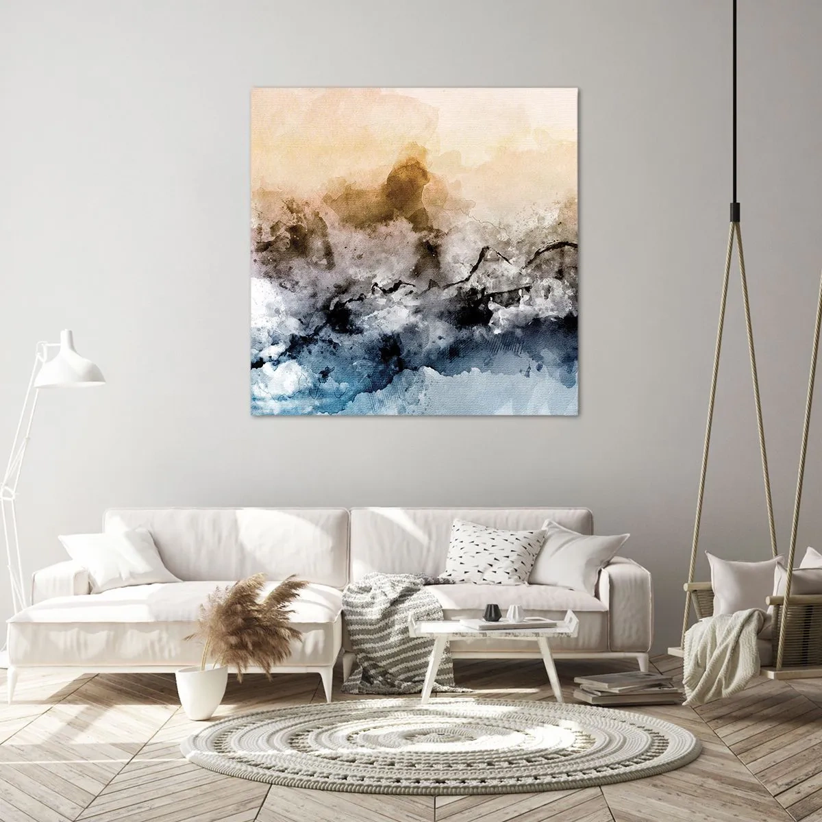 Vászonkép - Ködfelhőbe fulladt - 50x50 cm