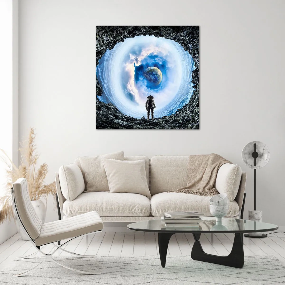 Üveg kép - Nincs messze otthontól - 50x50 cm