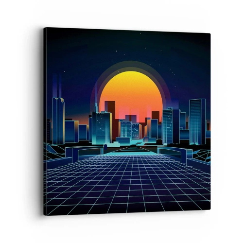 Vászonkép - Még mindig a valóságba akarsz menni? - 40x40 cm