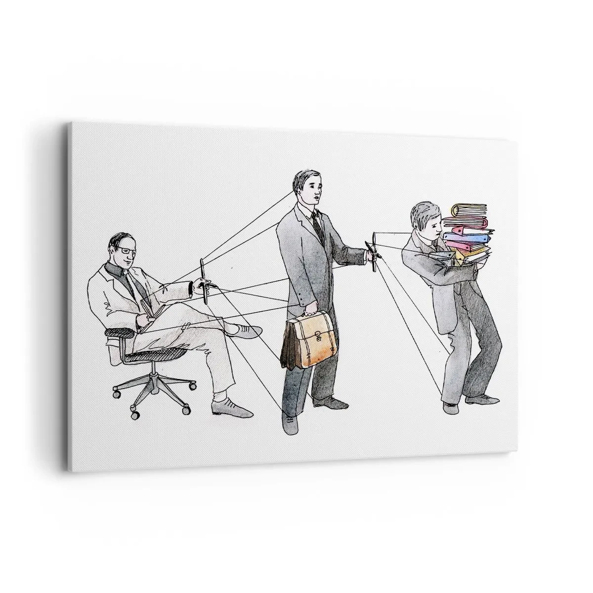 Vászonkép - Mindenkinek megvan a maga gazdája - 100x70 cm