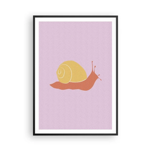 Poszter fehér keretben - Nem kell sietni - 70x100 cm