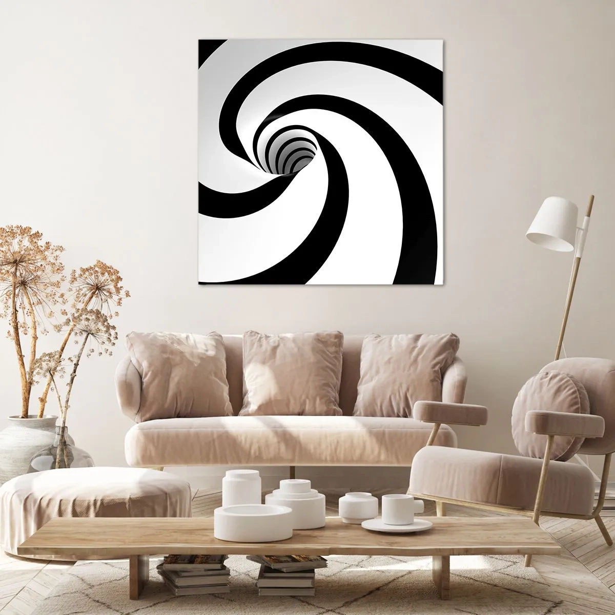 Vászonkép - Engedni az örvénynek? - 40x40 cm