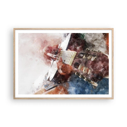 Poszter világos tölgy keretben - És mit gondolsz róla? - 100x70 cm