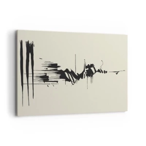 Vászonkép - Sietős absztrakció - 100x70 cm