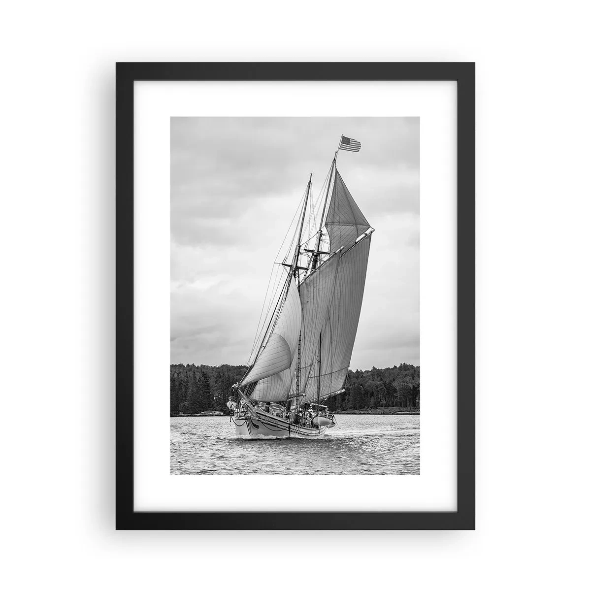 Poszter fehér keretben - A szél testvérei - 30x40 cm