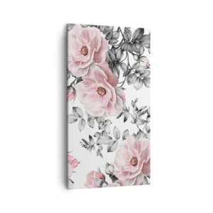 Vászonkép - Elveszni a rózsák virágaiban - 45x80 cm