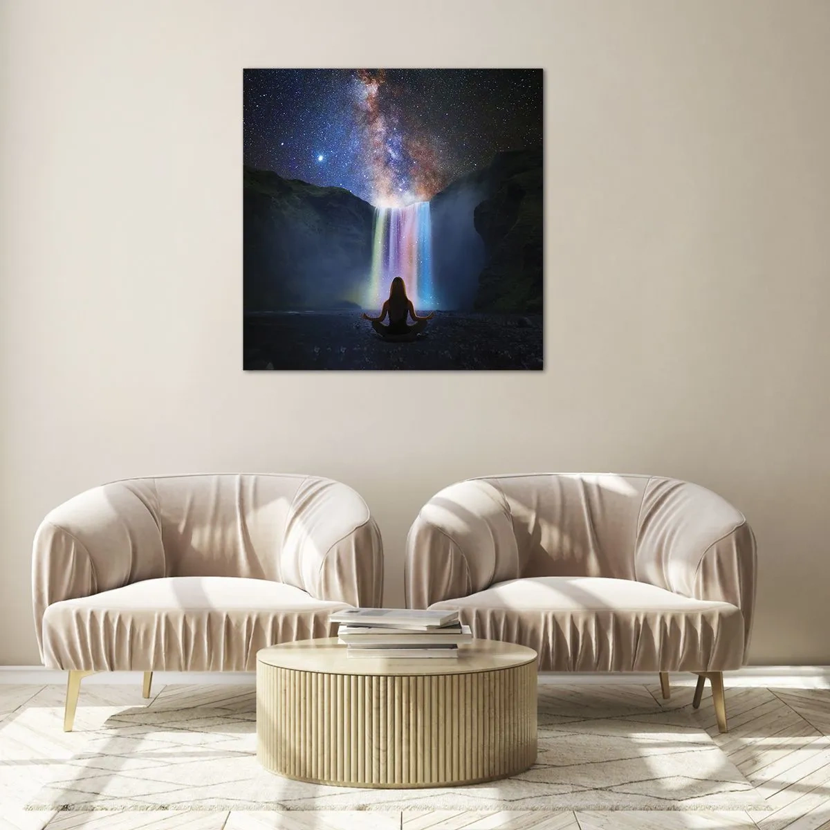 Üveg kép - Abszolút harmónia - 70x70 cm