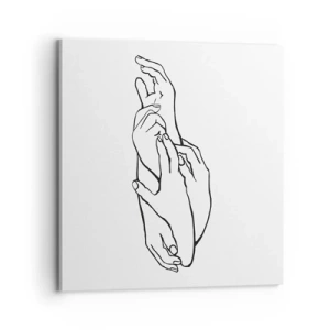Vászonkép - Jó érintés - 70x70 cm