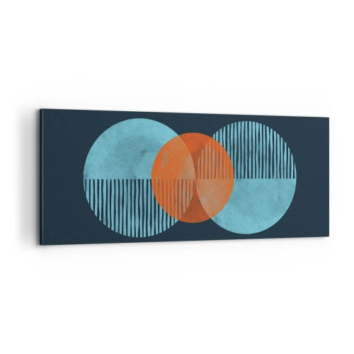 Vászonkép - Szimmetrikus kompozíció - 100x40 cm